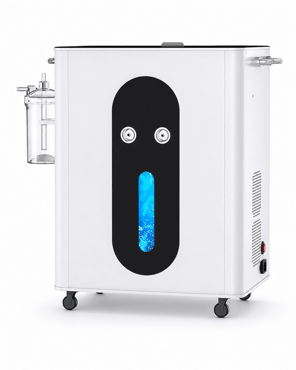 Hydrowell 3000 floor-standing hydrogen–oxygen machine in white